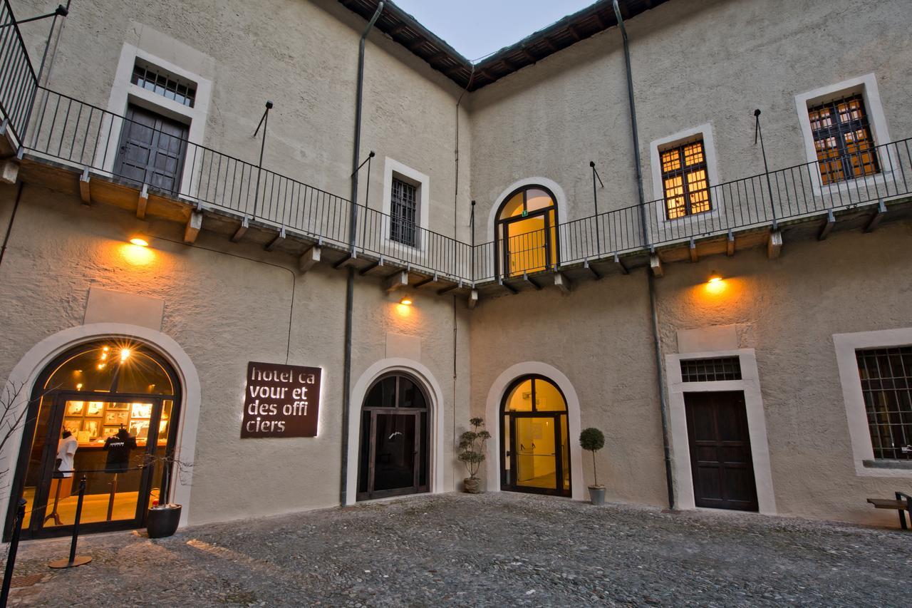 Hotel Cavour Et Des Officiers Bard Exterior foto